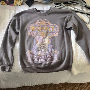 Woodstock Graphic Gray Sweater